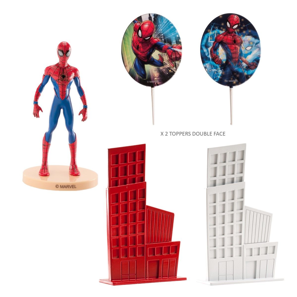 Spiderman taartdecoratie