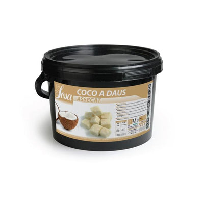 Seau de 2,5 kg de dés de noix de coco séchée – Sosa Ingredients