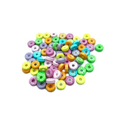 Décorations en sucre Azucren – mini donuts multicolores 80 g