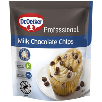 Pépites de chocolat au lait Dr. Oetker Professional 750 g – sachet vrac