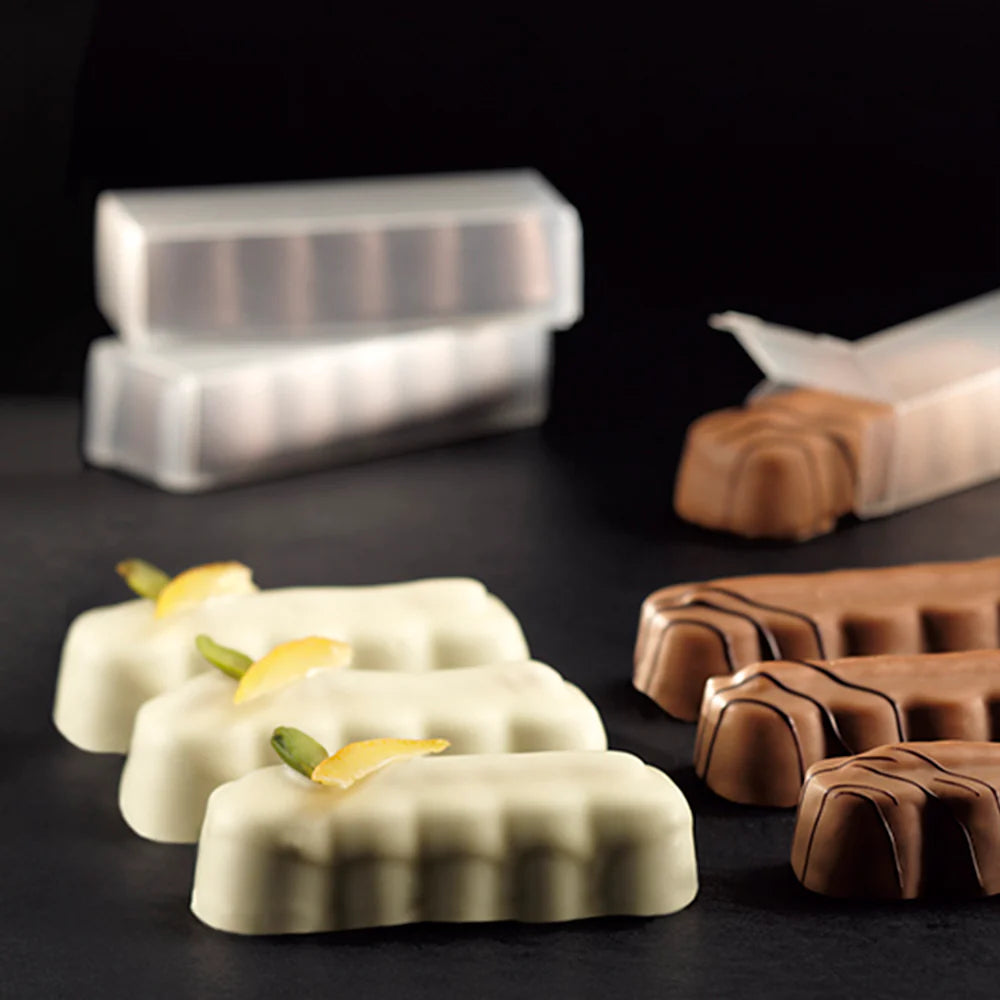 Moule en silicone Pavoni DS02 Delicious Snack – 15 empreintes 90x30x19 mm