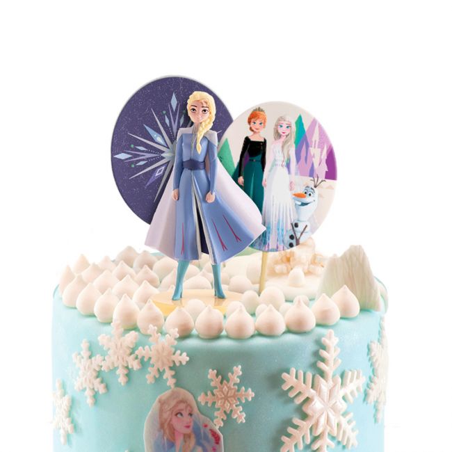 Kit Décoration Gâteau Elsa Frozen 2