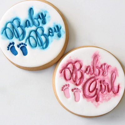 Sweet Stamp - Baby Girl - Biscuit/Cupcake Embosser - Patissland