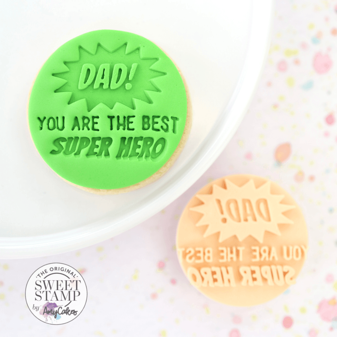 Embosser - Dad you are the Best Super Hero