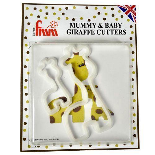 Emporte-pièce Maman et Bébé Girafe