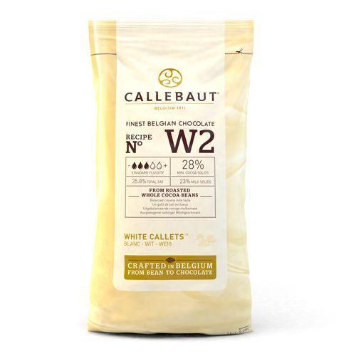 Fèves Callebaut - Chocolat Blanc 28% - 1KG - Patissland