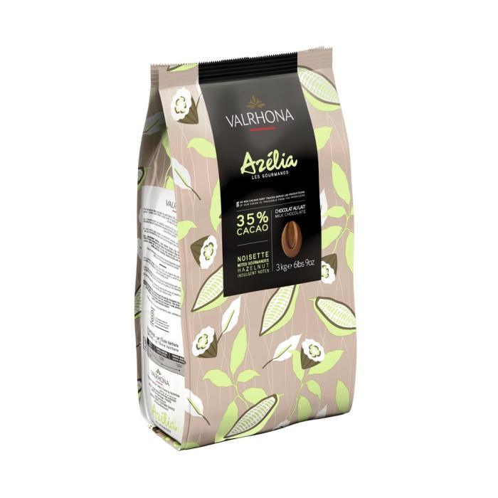 Fèves Chocolat Azelia 35% -3kg - VALRHONA