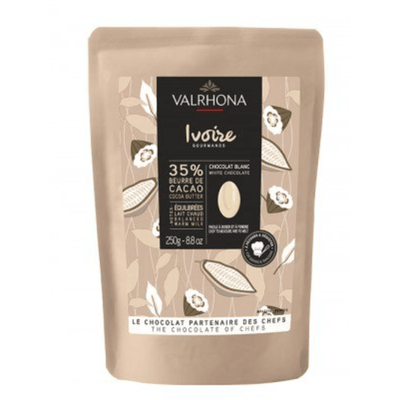 Fèves Ivoire Chocolat Blanc 35% - VALRHONA