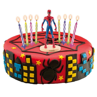 Figurine Spiderman & Set/10 Bougies - DEKORA