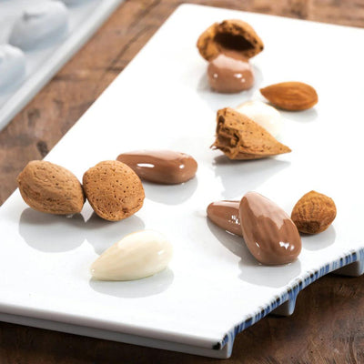Moule silicone Pavoni GG013 forme amande 30 cavités pour chocolats et desserts