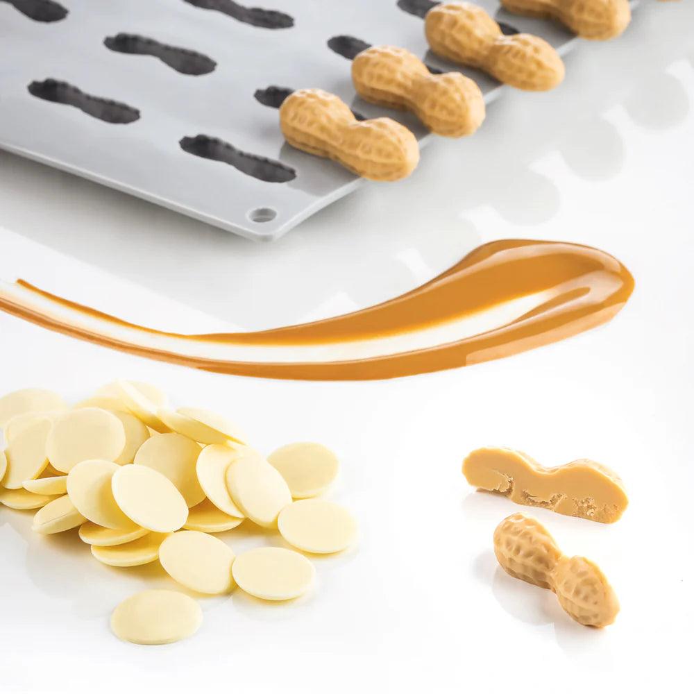 moule silicone cacahuète, moule Pavoni GG014, moule peanut, moule gourmand Pavoni, moule professionnel pâtisserie