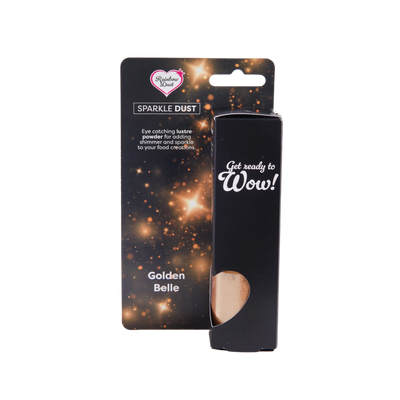 Rainbow Dust Sparkle Dust Spray – Golden Belle | Poudre scintillante comestible en pompe