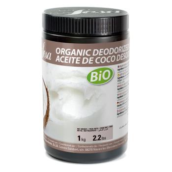 Graisse de coco désodorisée Bio - Pot de 1 kg