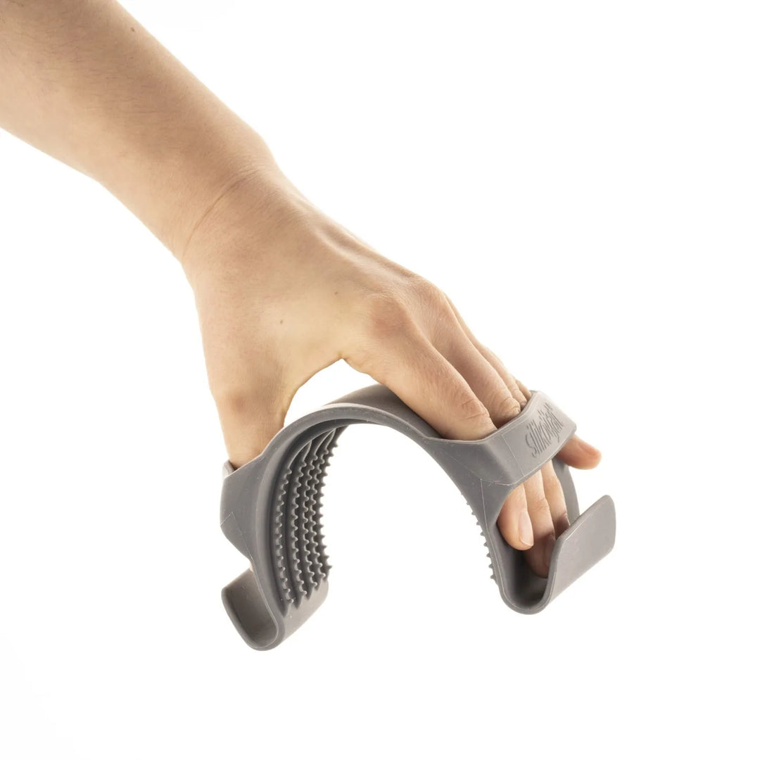 Grippy – Manique en Silicone 100% Platine