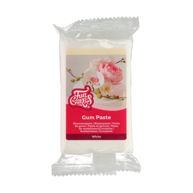 Gum Paste Blanche - Pâte à Fleurs Comestible 250 g