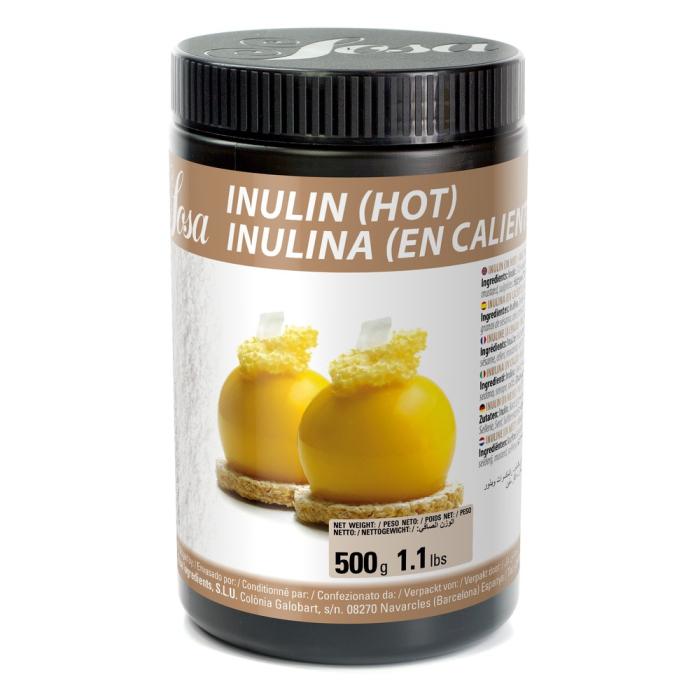 Pot de 500 g d’inuline à chaud Sosa, fibre végétale texturante pour préparations liquides à chaud