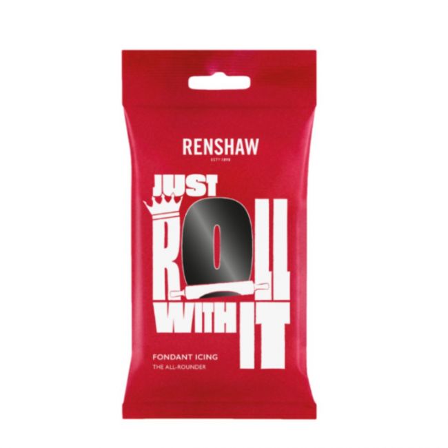Renshaw Sugar Paste 250g Black