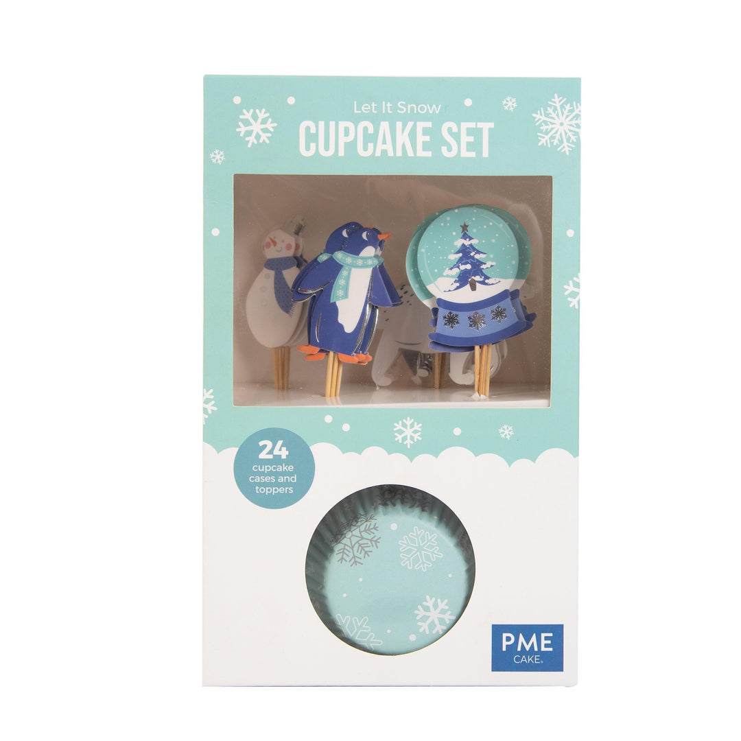 Kit Caissettes / Toppers x24 - Let It Snow