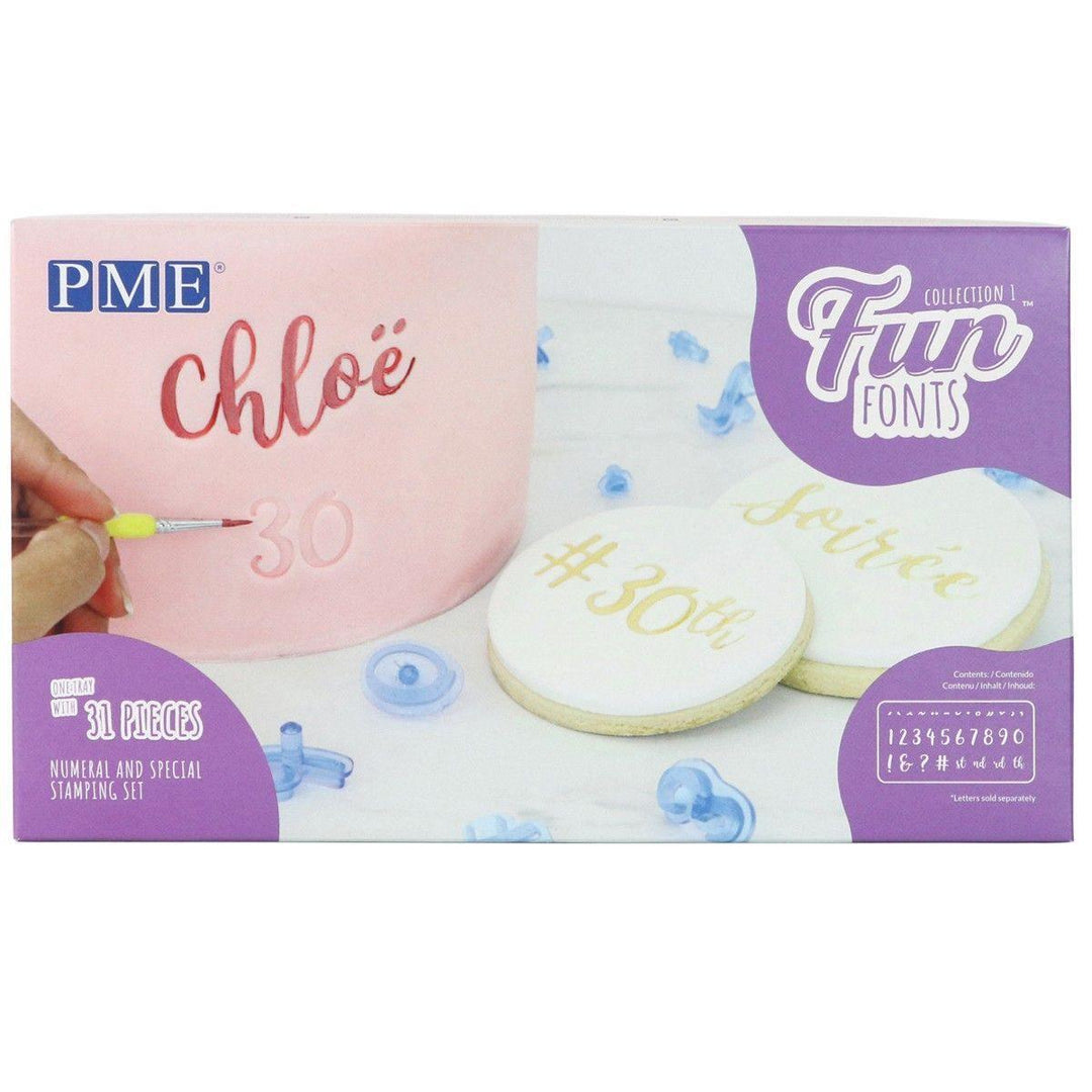 Kit Numéros & Caractères Spéciaux - PME Cake