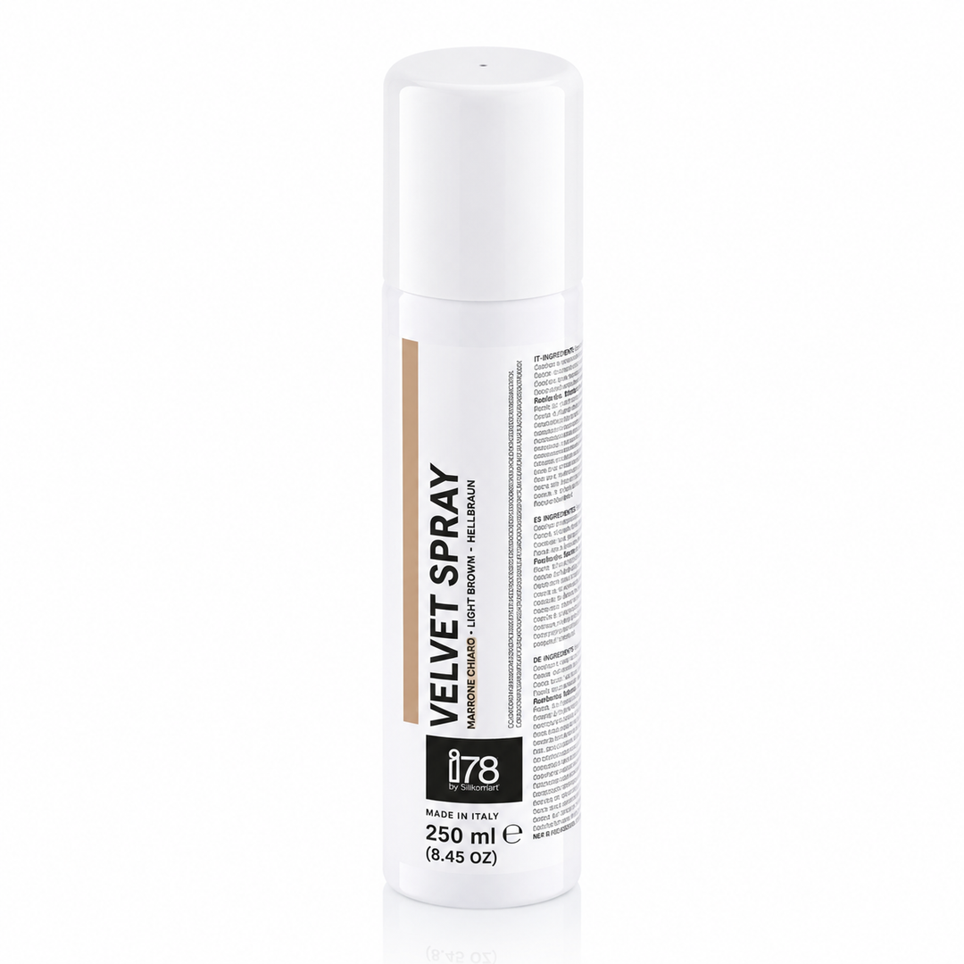 spray velours marron clair
