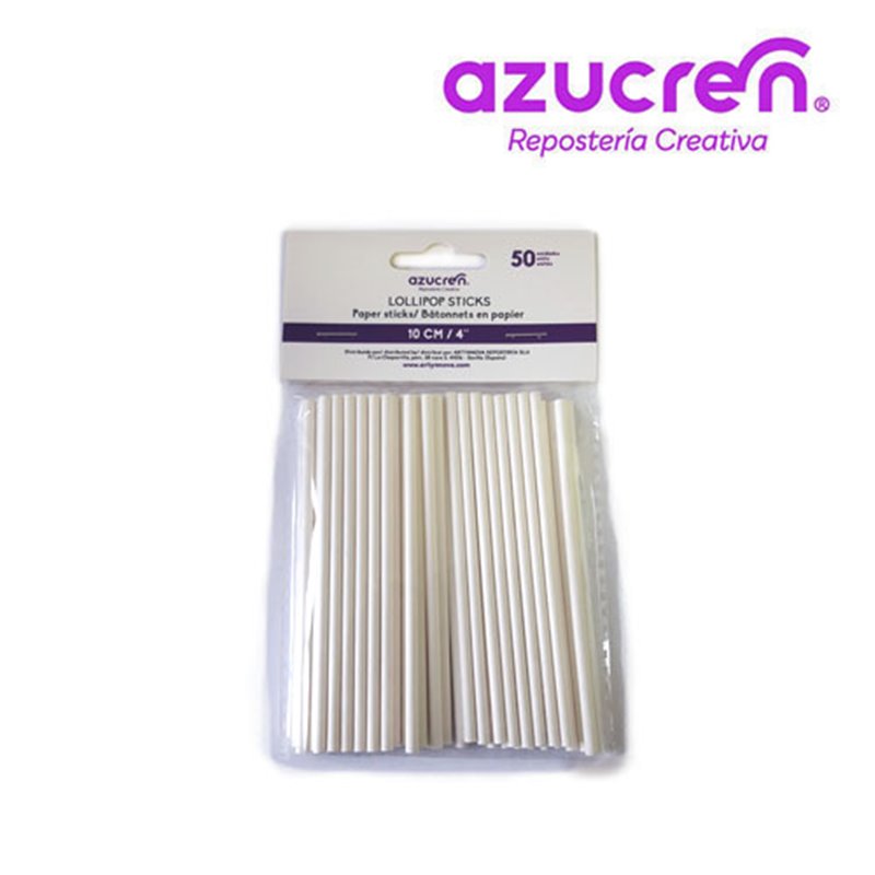 50 Bâtonnets à Sucettes - 10cm
