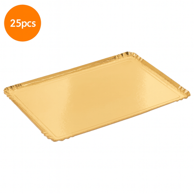 Plateau Traiteur Gold-  28x42cm (Qty au choix)
