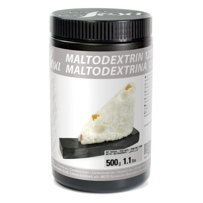 Pot 500 g de maltodextrine Sosa 12DE, agent de charge dérivé du maïs