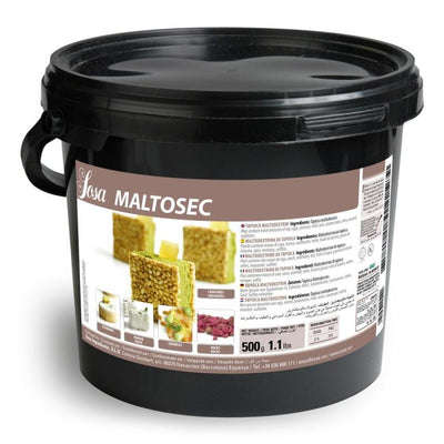Pot de Maltosec Sosa 500 g – maltodextrine de tapioca pour transformer les graisses en poudre