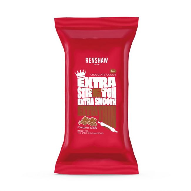 Renshaw Suikerpasta - 1kg Choco Bruin EXTRA