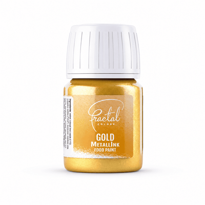 Peinture Alimentaire 30 g - Gold - MetallInk