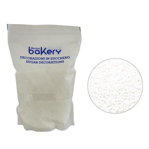 Mini-Murmeln – Weiß – 1 kg – DECORA