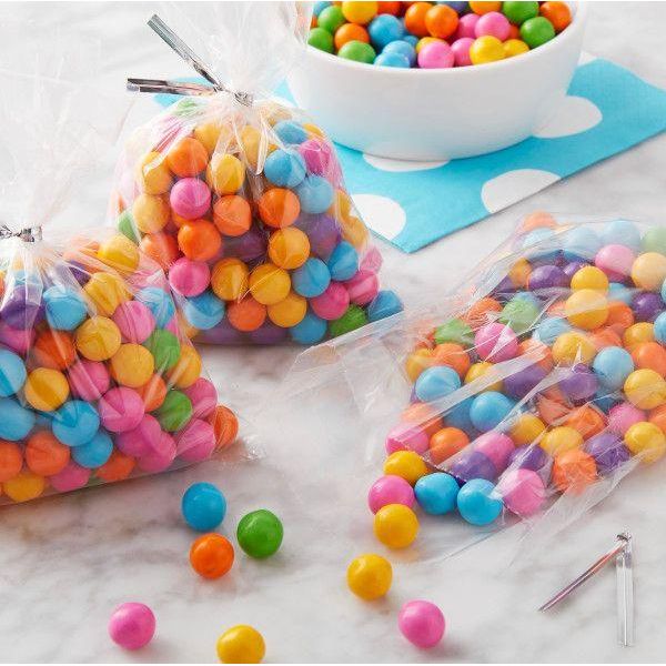 100 Mini Bolsitas Transparentes para Dulces