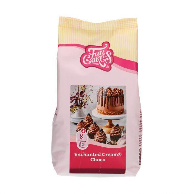 Mix pour Crème Enchantée Chocolat - 450g - FUN CAKES