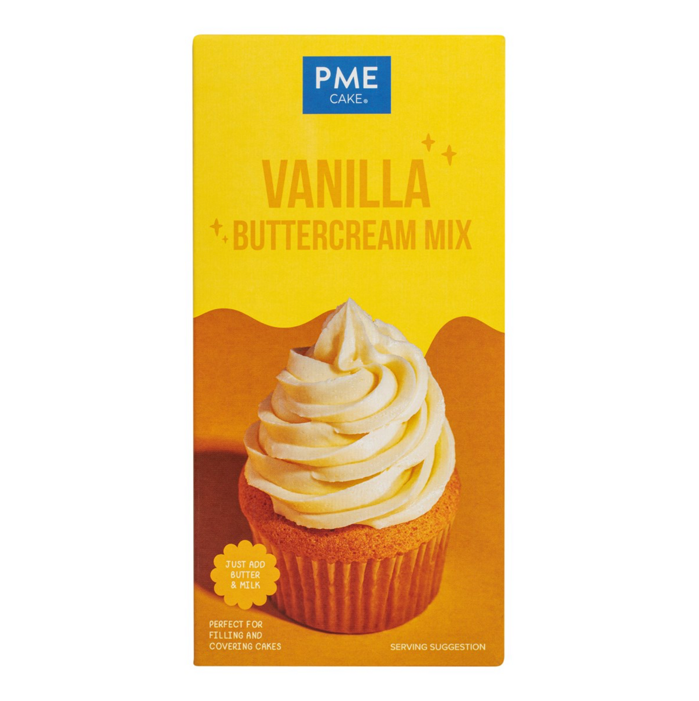 PME CAKE Vanilla Buttercream Mix 450 g – boîte