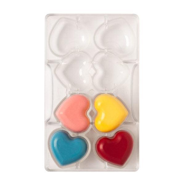 Moule 8 chocolats - Petit Coeur
