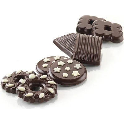 Moule à chocolat - CHOCO BISCUITS - SILIKOMART