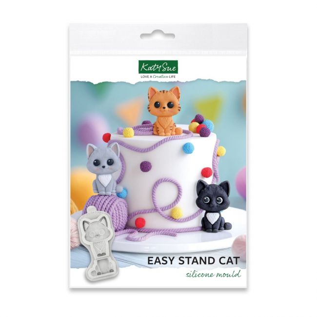 Moule Katy Sue - Chat Debout Easy Stand