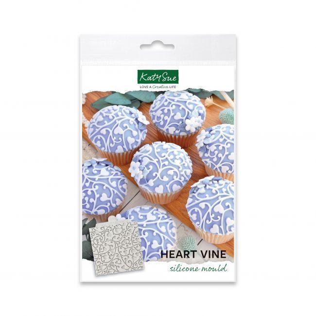 Moule Katy Sue - Tapis Texture Vigne en Cœur