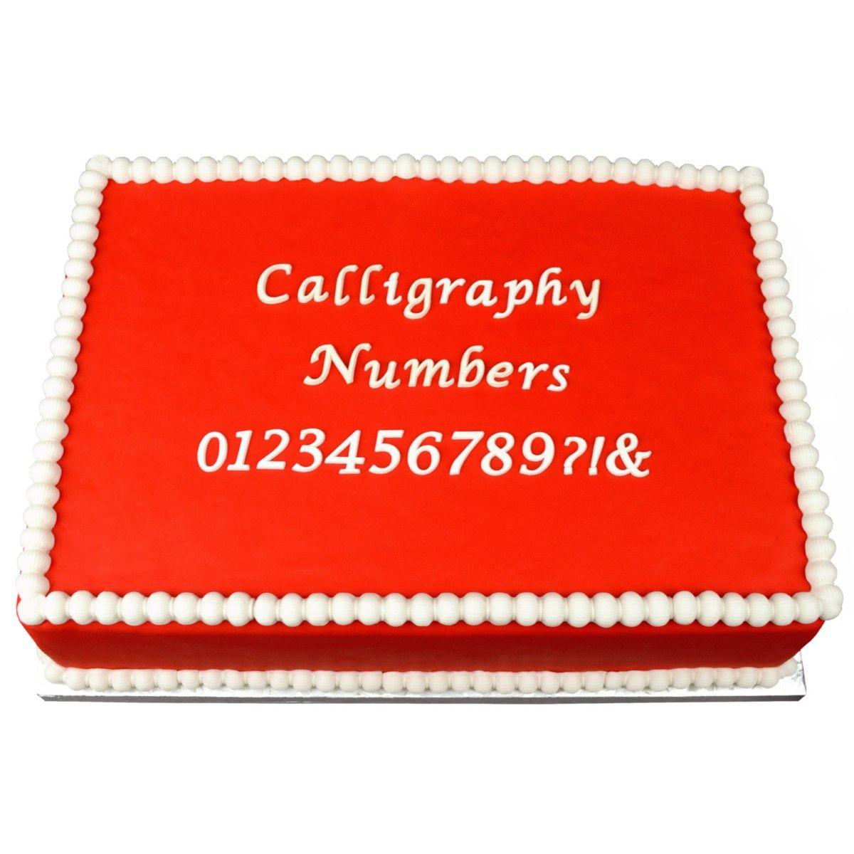 Moule Marvelous - Calligraphy Numbers - MARVELOUS MOLDS