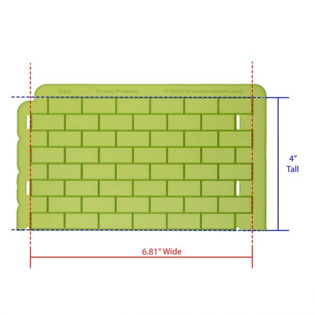 Moule Marvelous - Mur de Briques - MARVELOUS MOLDS