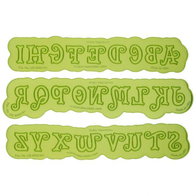 Moule Marvelous - Swirly Uppercase