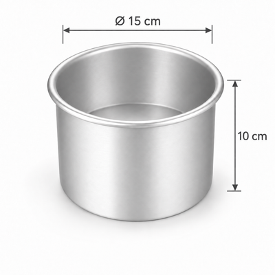 Moule rond PME diamètre 15 cm hauteur 10 cm