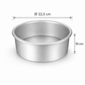 PME round cake tin Ø 22,5 cm, height 10 cm
