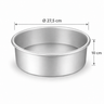 PME round cake tin Ø 27,5 cm, height 10 cm