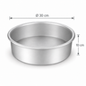 PME round cake tin Ø 30 cm, height 10 cm