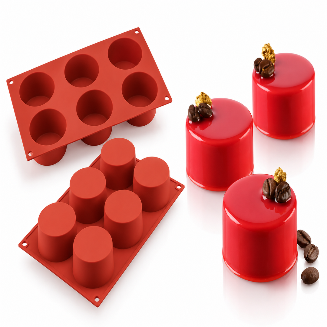 Moule Cylindre Silicone SF127 - Diamètre 70 mm - Silikomart