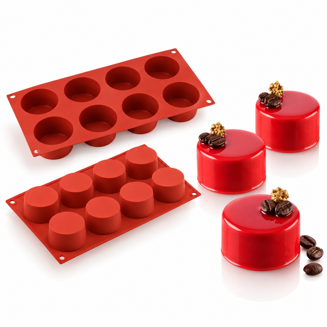 Moule Cylindre Silicone SF119 - Diamètre 63 mm - Silikomart