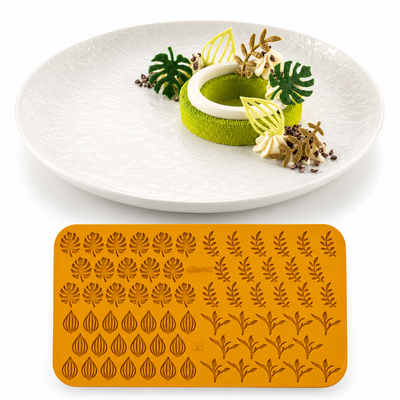 Moule Giardino - Feuilles en Silicone N.68