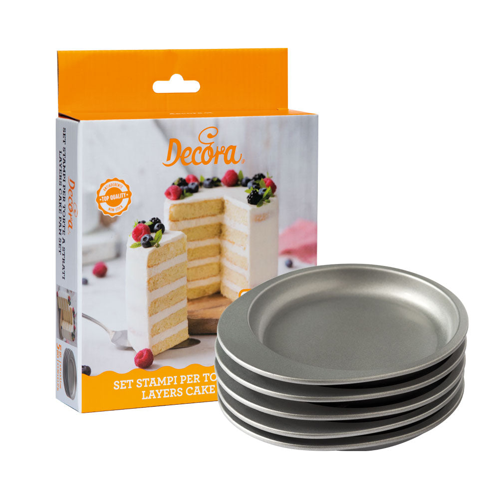 Set/5 Molds for Layer Cake - 15cm