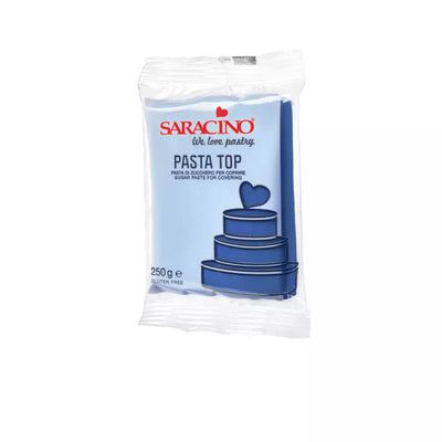 Pâte à sucre Saracino Pasta Top Bleu Marine 250g